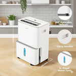 Smart 20l/day Dehumidifier With Wi-fi Control, 3l Tank & Auto Humidity Adjustment – Ultra-quiet, Energy-efficient, And Laundry Drying Mode