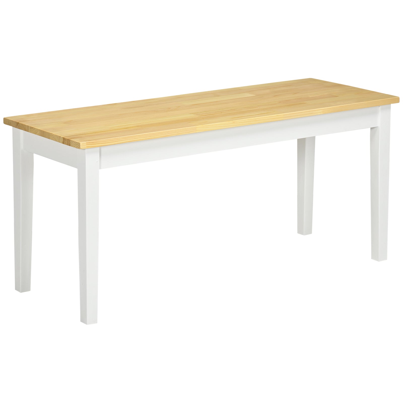 Wood Dining Bench For 2 People