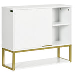 Bathroom Wall Cabinet With Adjustable Shelf For Hallway