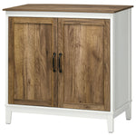 Farmhouse Storage Cabinet Sideboard With 2 Doors
