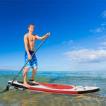 Paddle Board, 10' X 30", Non-slip, White, 3 Fins | White