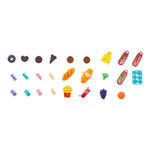 Children Pretend Supermarket Shopping Playset 48pcs Toy Accessory Set