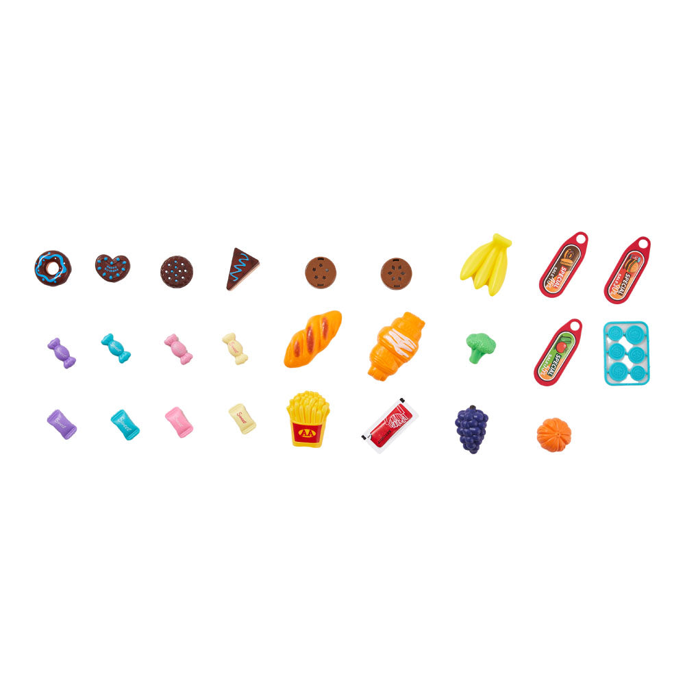 Children Pretend Supermarket Shopping Playset 48pcs Toy Accessory Set