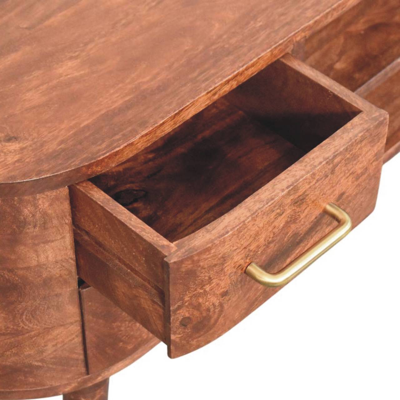 Valenza Media Unit, 4 Drawers, 2 Open Shelf, Brown
