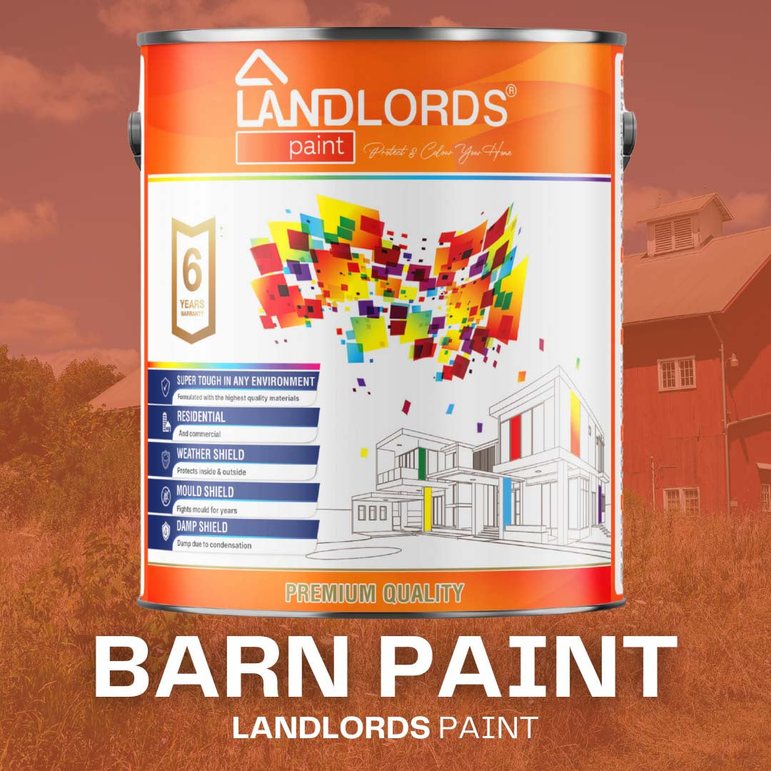 Landlords Paint Barn Paint - Weatherproof Protection For Wood & Metal
