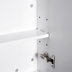 60x75/70x60cm Mirror Cabinet Wall Mount Storage Organizer | Medium | White