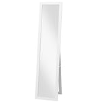 Full Length Mirror Farmhouse Wall Mirror Hanging | One Size | White