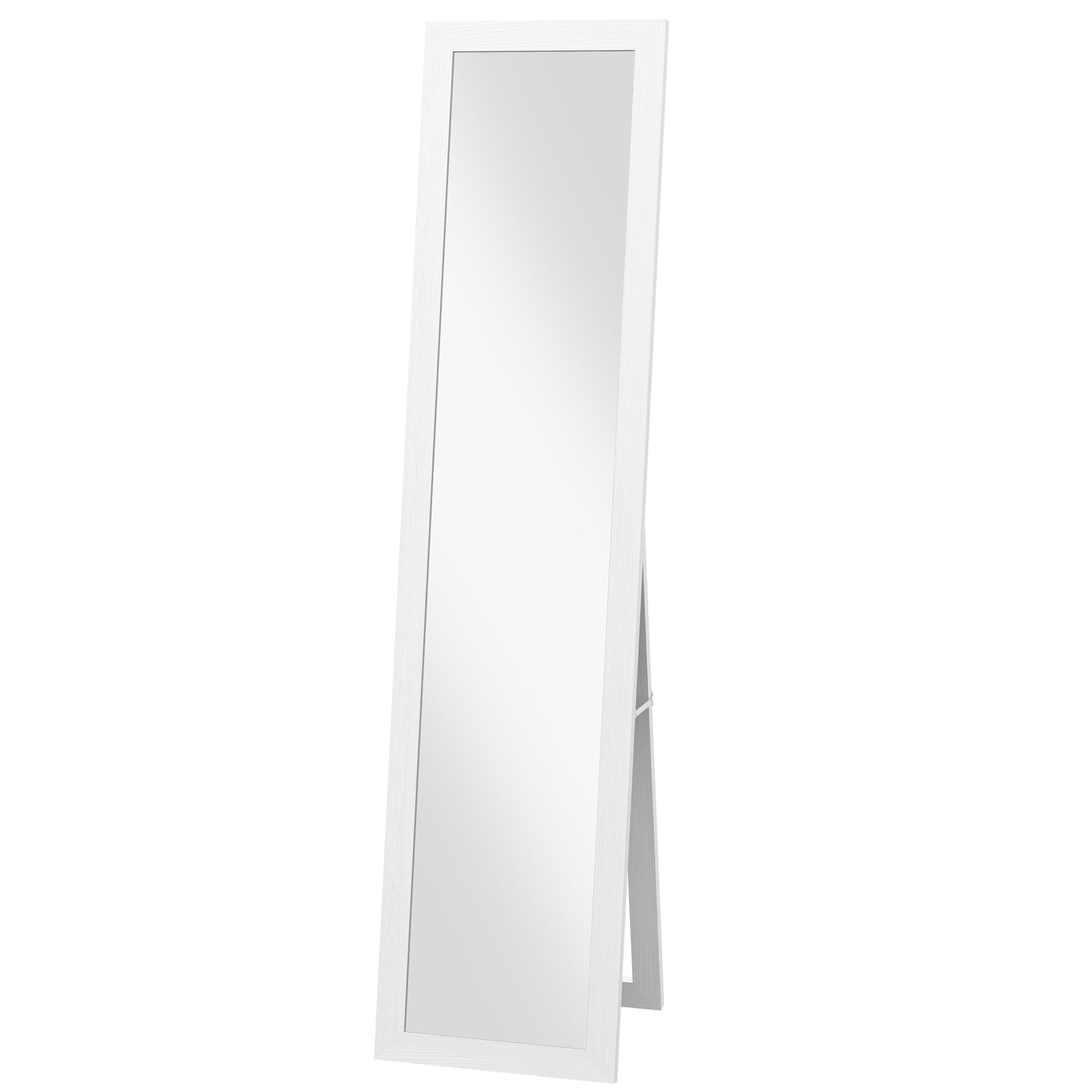 Full Length Mirror Farmhouse Wall Mirror Hanging | One Size | White
