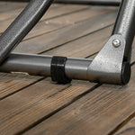 2 In 1 Foldable Metal Hammock Stand, Load Capacity 120kg