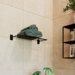 Towel Rack, Screw-in Or Self-adhesive, Matt Black, Next Collection