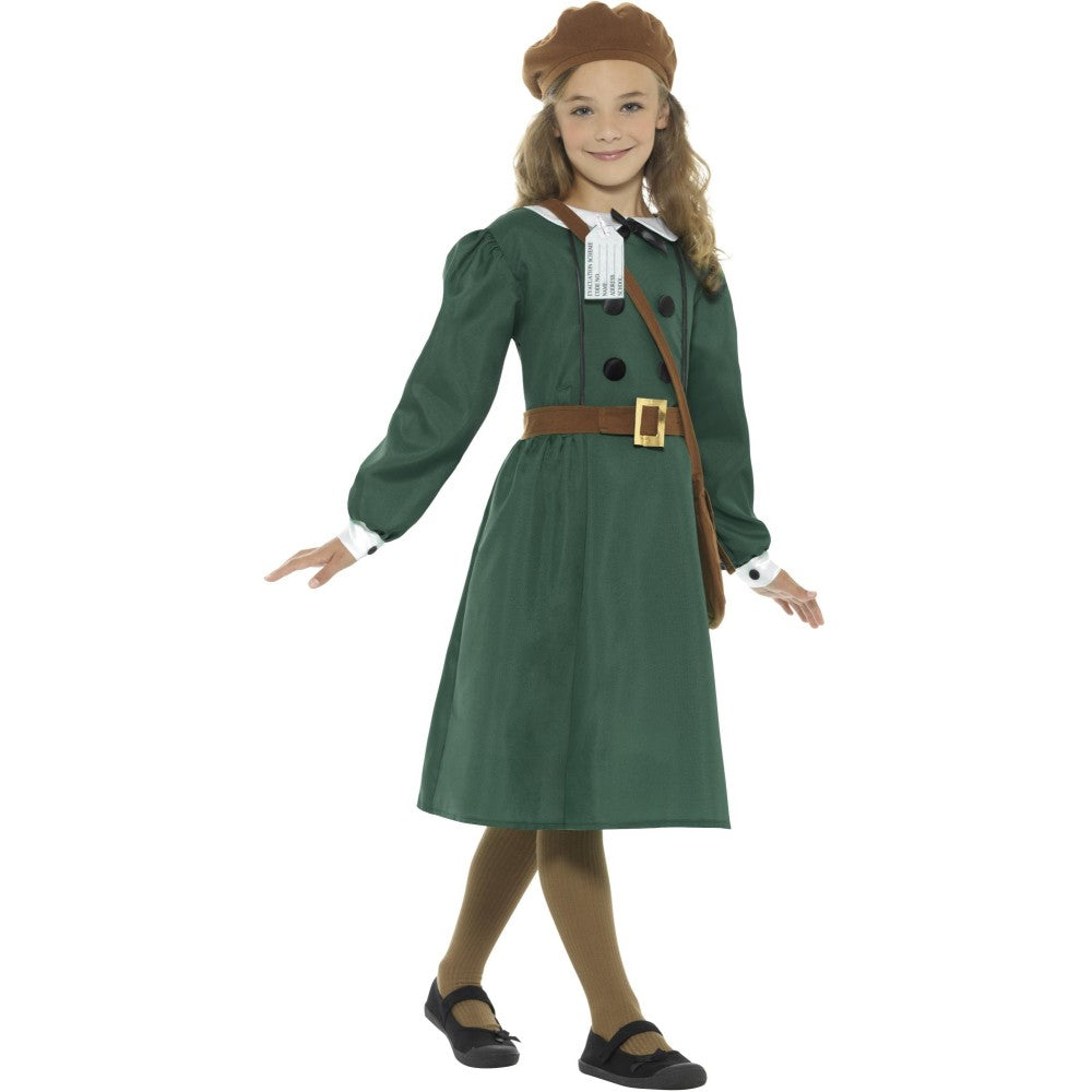 Ww2 Evacuee Girl Costume | Age 7-9