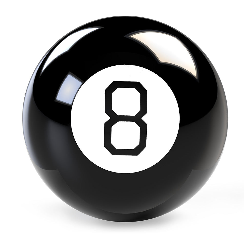 Wicked Gizmos Mystic 8 Ball Retro Black Fortune Telling Mystic Toy Gift