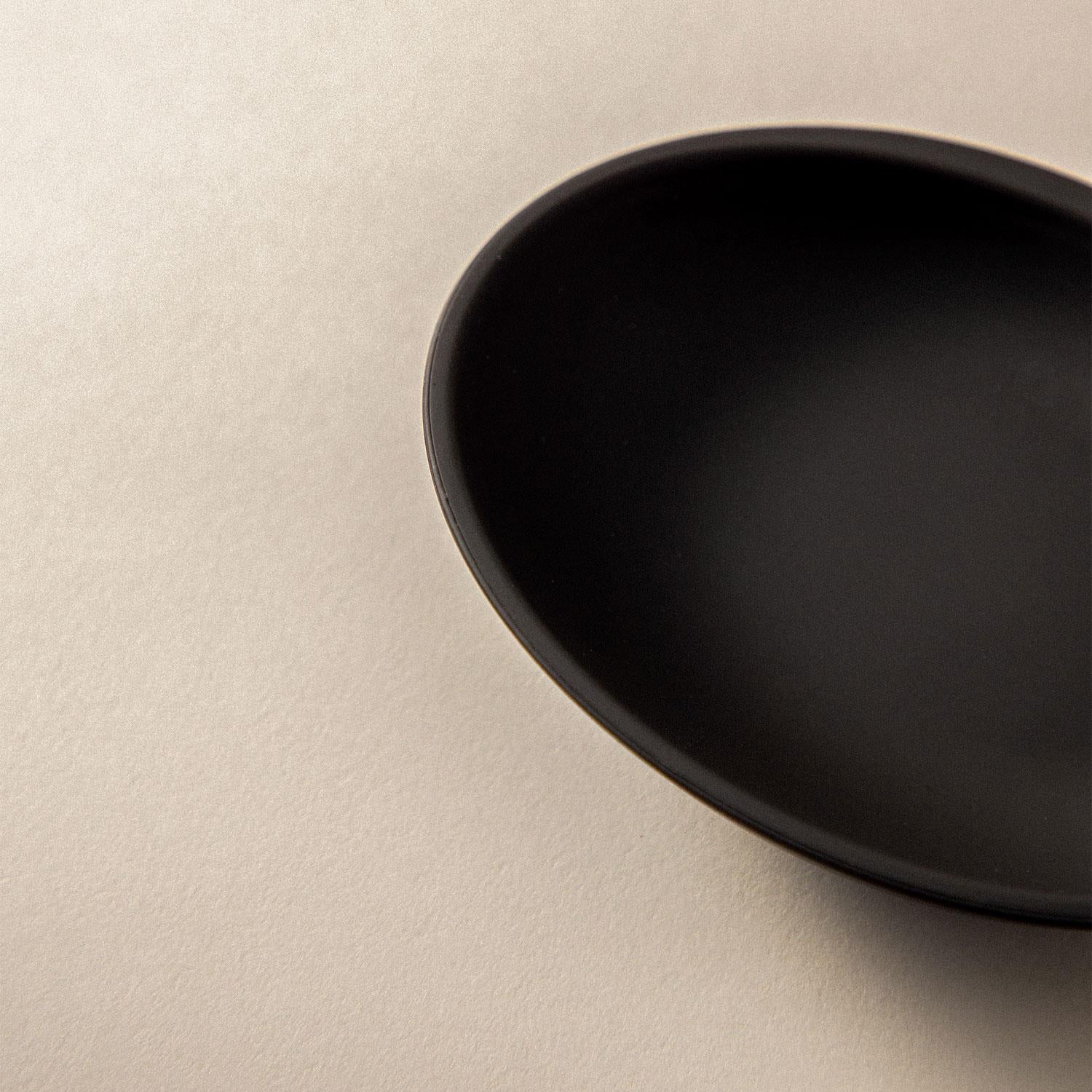 Soap Dish, Matt Black, Unique Design, Soft Finish, Saku Collection