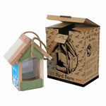 Hanging Bird Barn With Gift Box - Fsc Timber, Recycled Plastic Decoration | Green