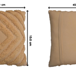 Diamond Cushion Set | Set of 2 | Mustard