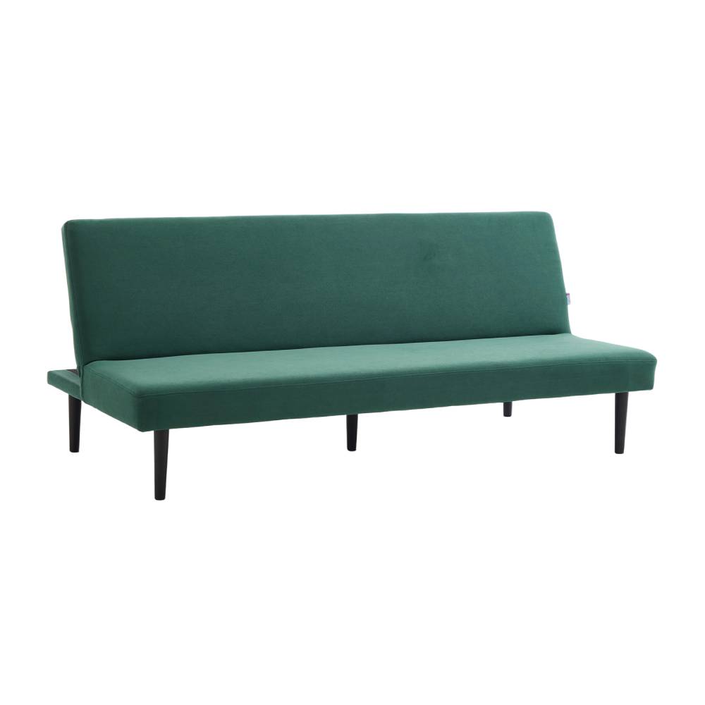 Modern Fabric Sofa Bed With Folding Design – Convertible, Compact & Stylish | Green