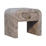 Solid Wood Nouveau Bedside