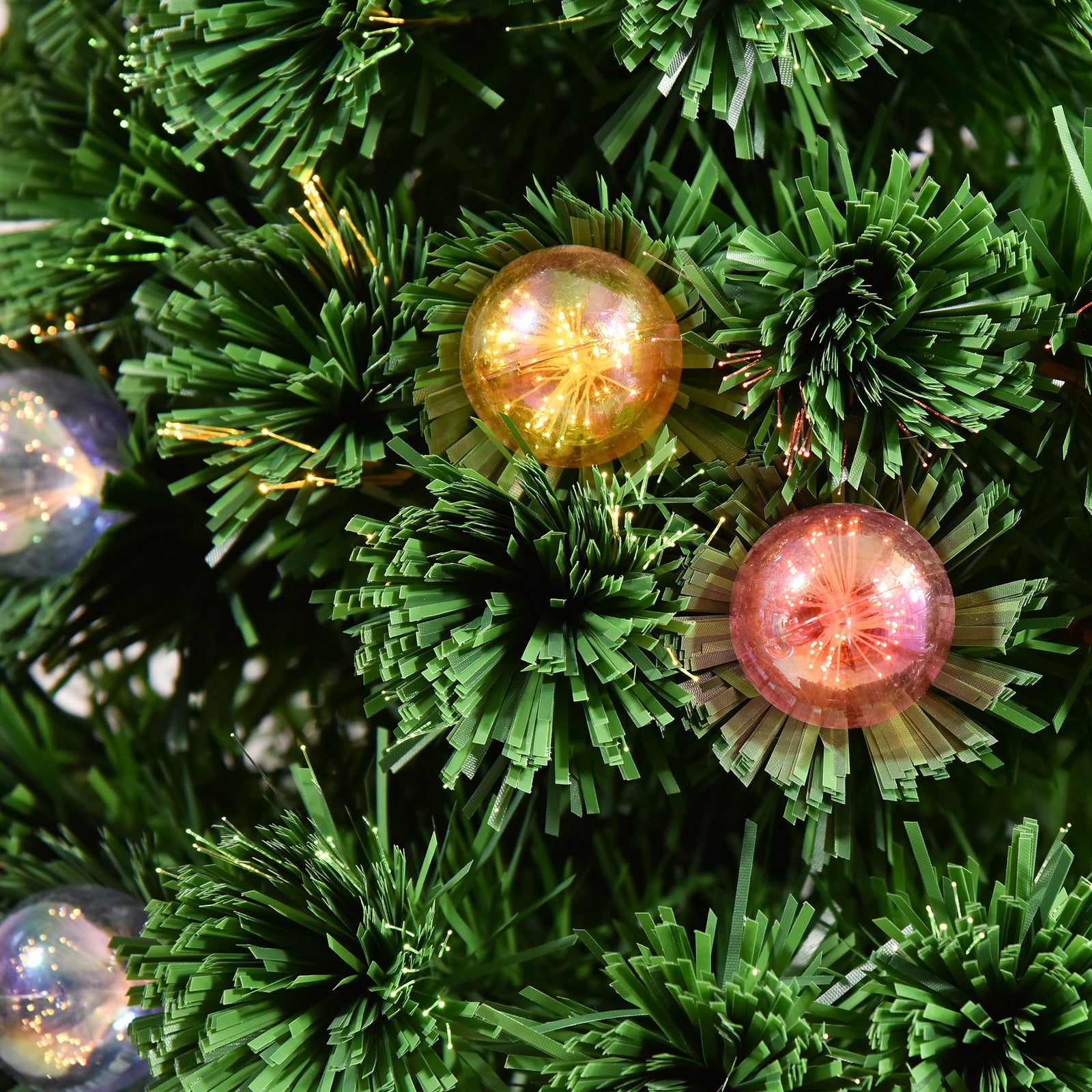 3/4/5ft Prelit Christmas Tree Fiber Optic Home | 4ft | Green
