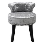 Ice Velvet Upholstery Make Up Chair Dressing Stool