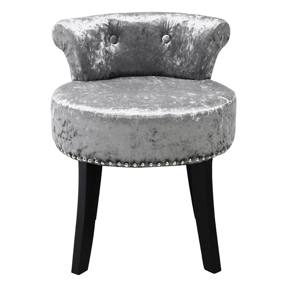 Ice Velvet Upholstery Make Up Chair Dressing Stool