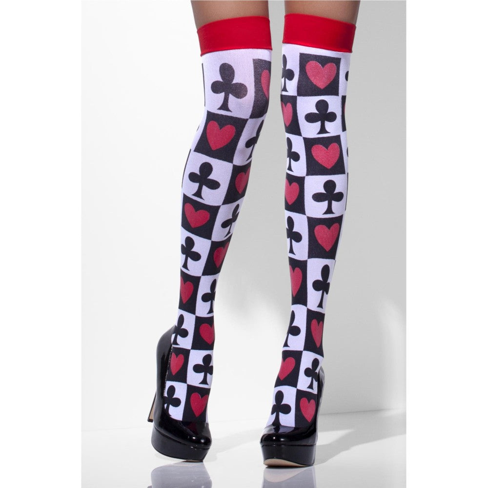 Opaque Hold-ups, White, Poker Pattern