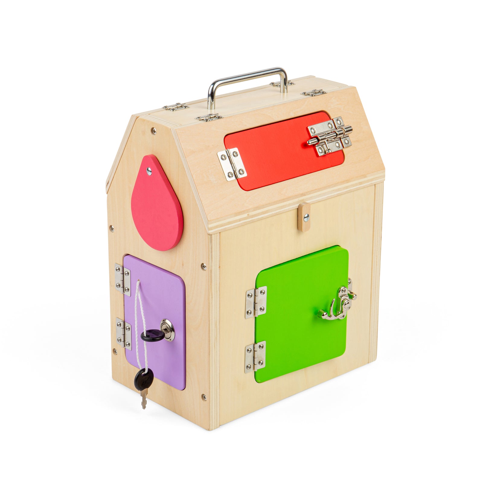 Wooden Latches & Catches Busy Box