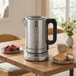 Electric Kettle, 1.7l Fast Boil, 3kw Water Kettle With Strix Thermost | Silver