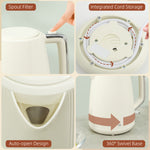 1.7l Fast Boil Electric Kettle And 2 Slice Water Toaster Set | Cream