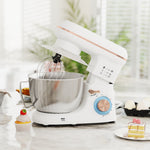 Electric Stand Mixer 4.5l Food Mixer With Dough Hook | White
