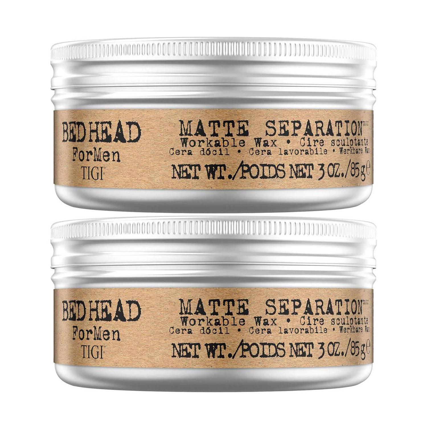 Matte Separation Mens Hair Wax For Firm Hold 85g, 2pk