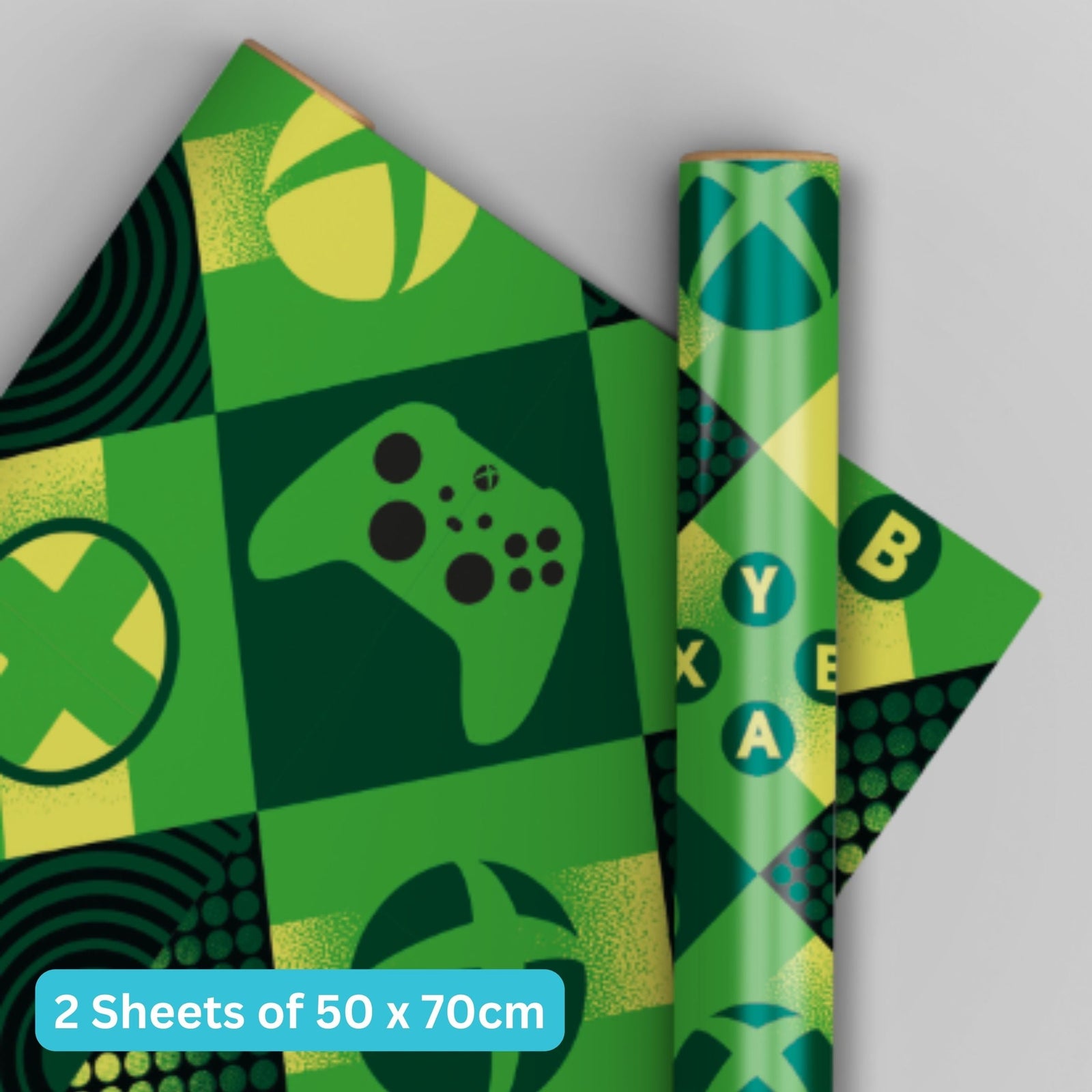 Wrapping Paper 2 Sheets & 2 Tags