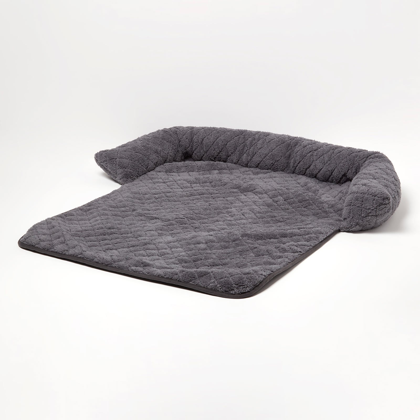 HOMESCAPES Dark Grey Sofa Pet Bed Protector
