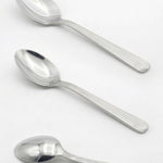 Cutlery Sets Stainless Steel 18/8 Dessert Spoon 4pc Set Catering Papyrus