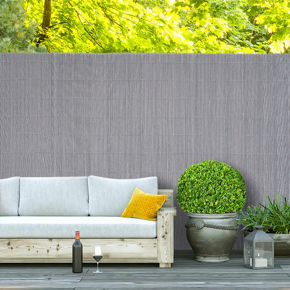100cm W X 300cm L Sun-blocked Privacy Fence Screen Panels | One Size | Light Grey