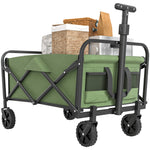 62l Festival Trolley, 100kg Heavy Duty Folding Trolley Cart | Green