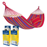 Amazonas Aruba Single Spreader Bar Weatherproof Garden Hammock With Tree Fixings - Caynne