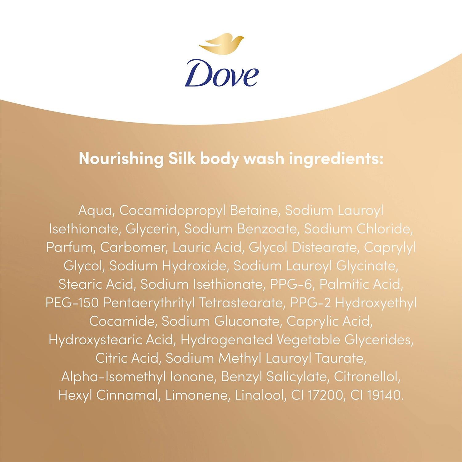 Advanced Care Body Wash Nourishing Silk 24h Renewing Micromoisture, 3x225ml