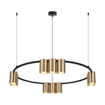 Pendant Light (circle) Genesis 10xgu10 | Black & Gold