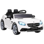 Benz 12v Kids Electric Ride On Car W/ Remote Control Music | White