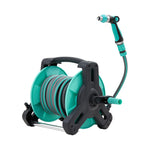 High Pressure Water Gun Hose Reel Set 10m/15m/20m/25m/30m, Ready To Use Garden Watering Kit With Wall Mount & Accessories | 20m