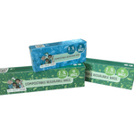 Compostable Resealable Zip Lock Bags Large  2.5 Litre X 2 And 0.5 Litre