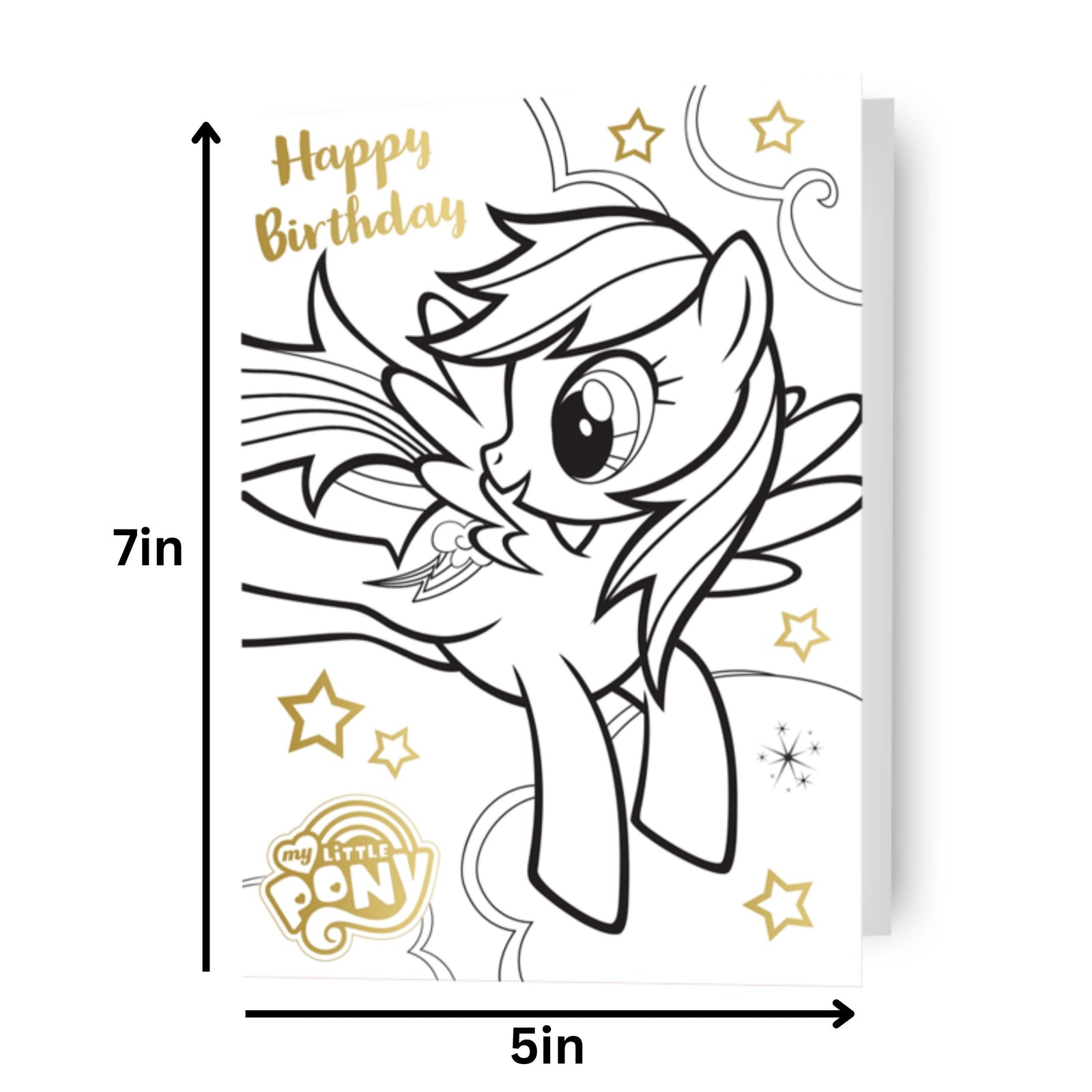 Colour In Birthday Card Official Product