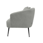 Breeins Modern Chenille 2-seater Sofa With 2 Scatter Cushions