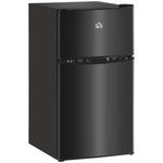 88l Small Fridge Freezer With 5-setting Thermostat, Inner Light | Black