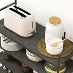 Kitchen Bakers Rack Microwave Stand Coffee Bar W/ 5 Shelves