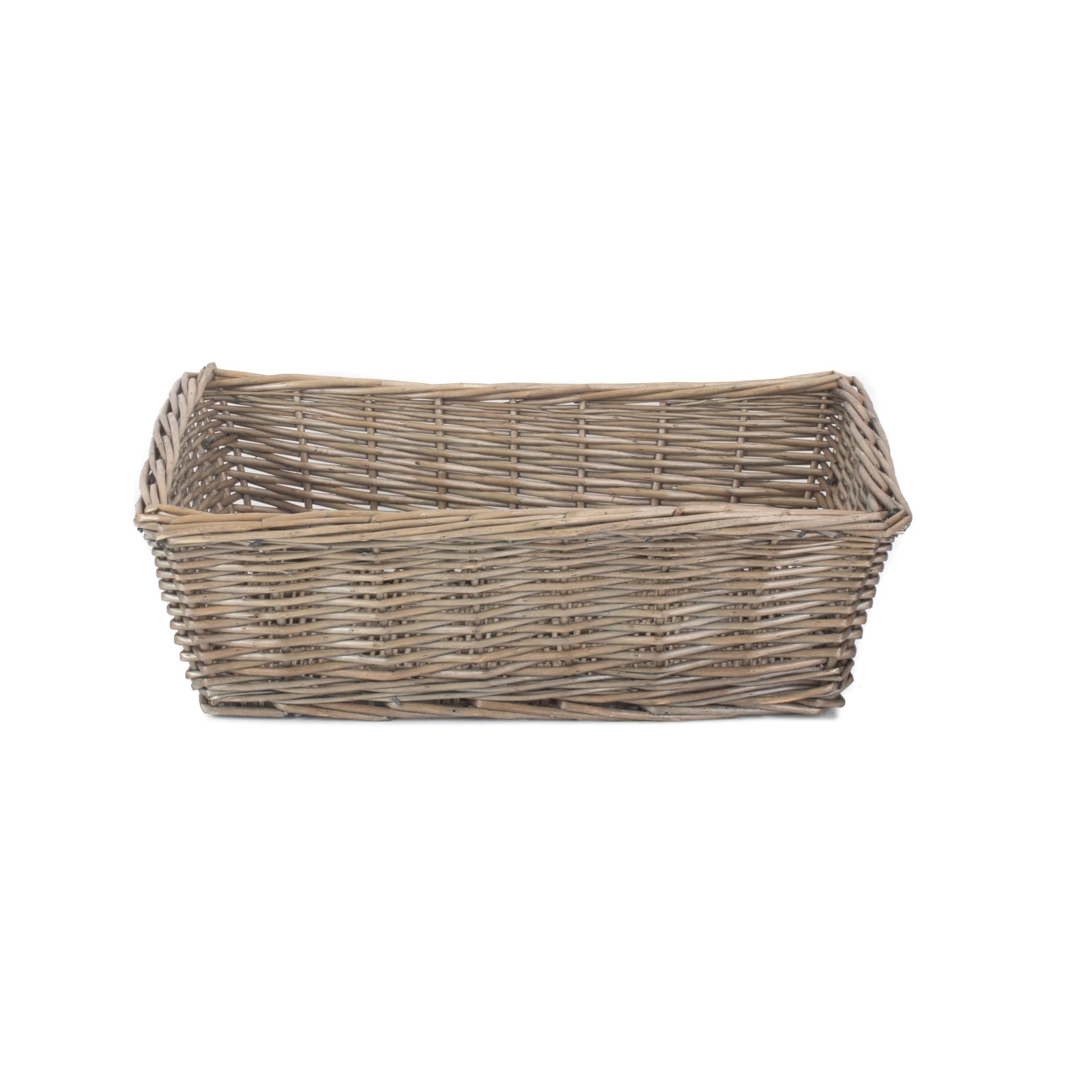 Antique Wash Tapered Serving Tray | Large | Brown
