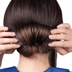 Hair Bun Maker Donut Ring Black Lightweight Easy Updo Styling Tool Ring