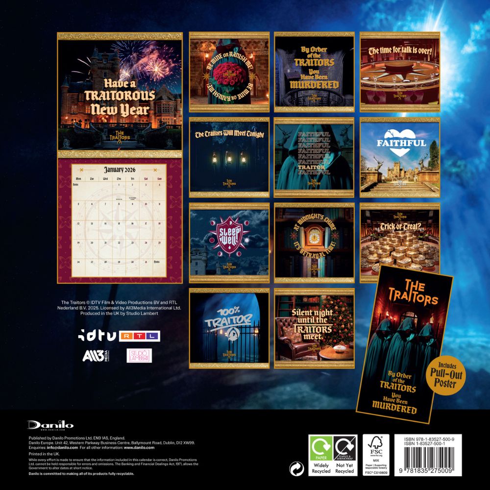 2026 Square Calendar Official Product