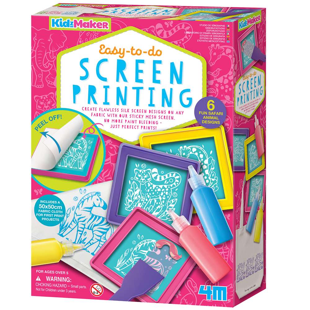 Kidzmaker - Easy-to-do Screen Printing