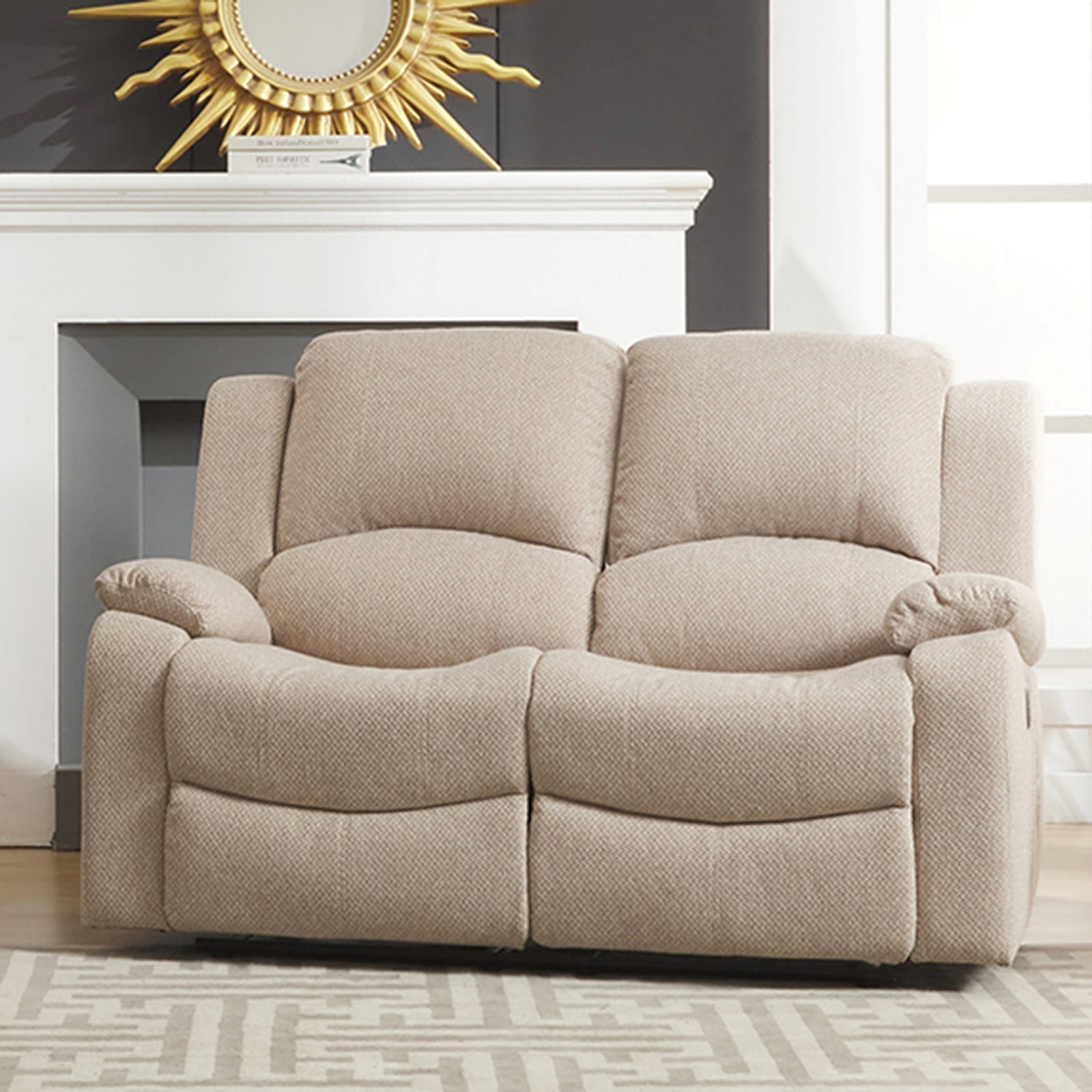 Marldon 2 Seat Electric Reclining Sofa | 2 | Beige